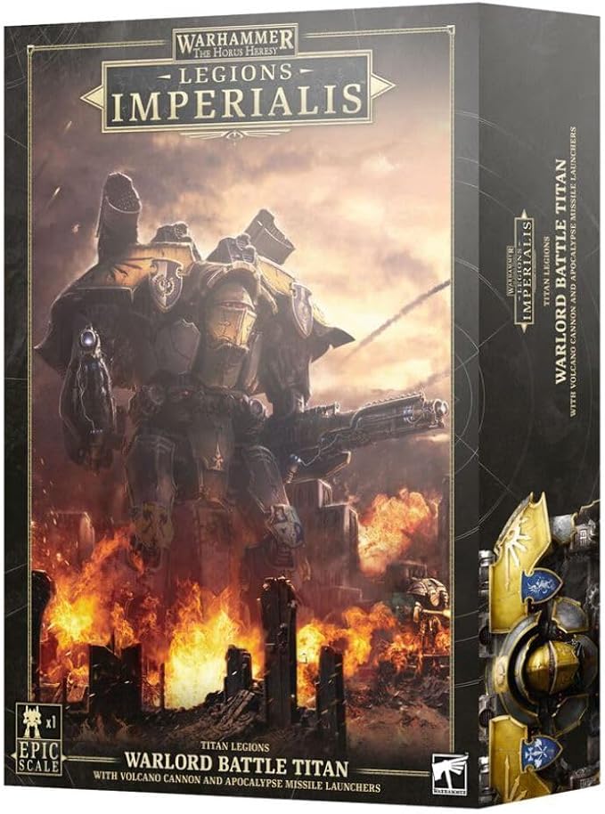 Warhammer LEGIONS IMPERIALIS - Warlord Titan with Volcano Cannons and Apocalypse Missile Launcher