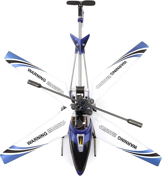 POCO DIVO S107G Phantom 3CH Infrared RC Helicopter Mini Flight S107 Gyro with Light Blue