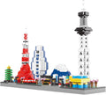 Japanese Architecture Tokyo Skyline Micro Building Blocks for Adults and Kids Ages of 14+ – Challenging Construction Set 1880 Pieces Perfect Home and Office Decoration