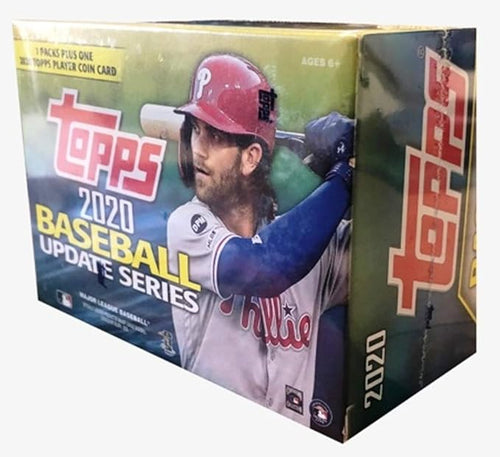 2020 Topps Traded and Update Series Baseball Unopened Blaster Box of Packs with 99 Cards including One EXCLUSIVE Coin Card and Possible Rookies Autographs and Jersey Cards