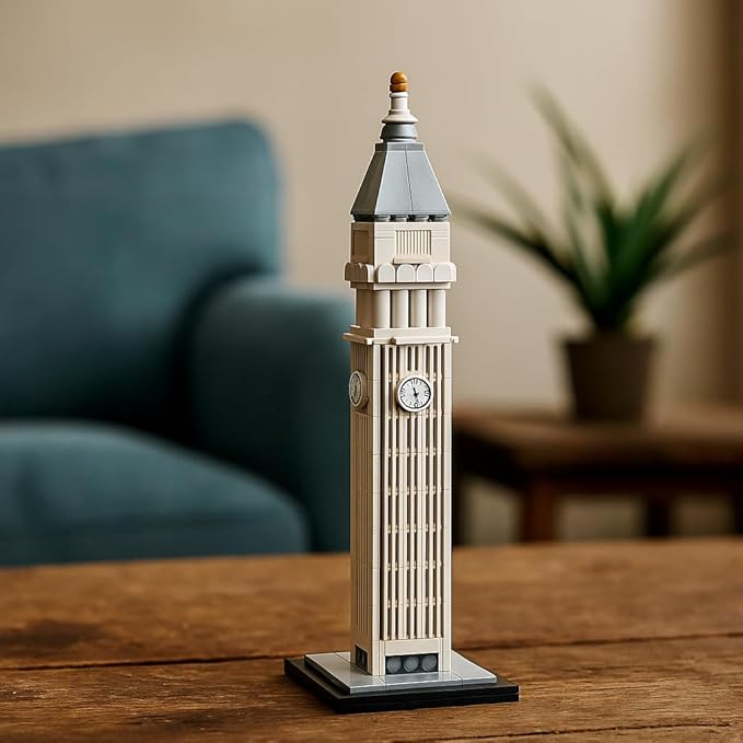 New York Metropolitan Life Insurance Building Blocks Set 1:800 Scale NYC Landmark Architecture Collectible Model Kit for Adults &amp Teens (377 Pieces)