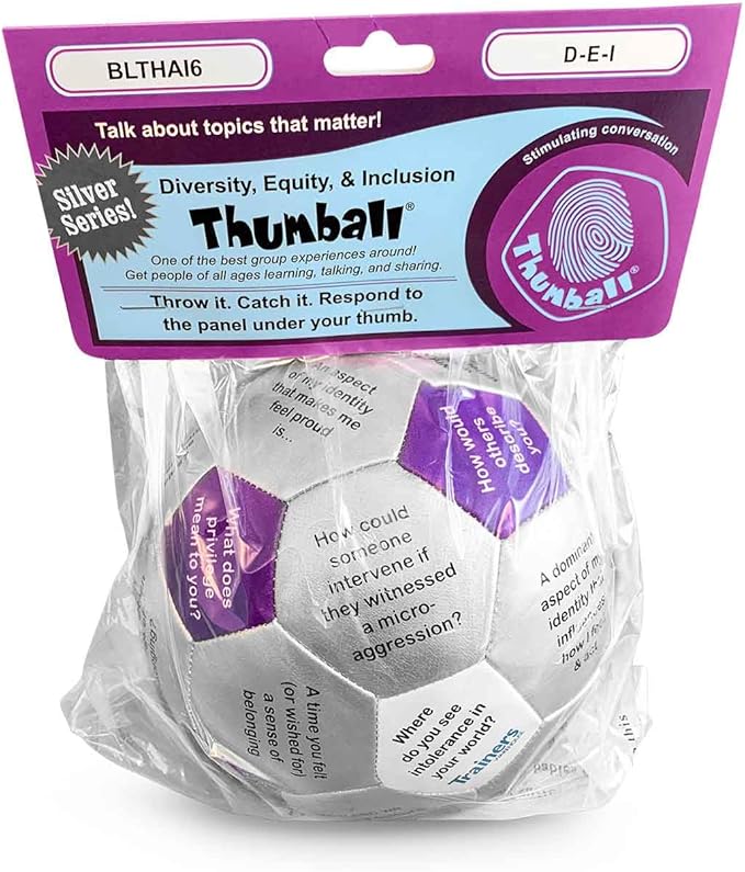 Trainers Warehouse 6 Thumball Collection 32 Prompts for Conversation Team Building Relationship and Training
