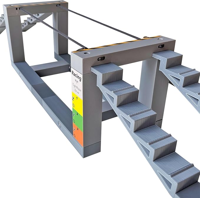 Tight Rope Drive Challenge Gray Version for 1/24 1/18 Scale RC Crawler Truck（NO Truck Included）