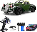 1:16 Scale Off-Road Retro Classic Car SCY-16302-2.4G 4WD 35km/h High-Speed Racing Damping Climbing Off-Road Vehicles Christmas Birthday Gift for Adults(Army Green)