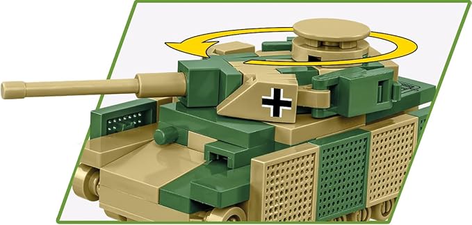 COBI Historical Collection WWII Panzerkampfwagen IV Tank Building Set 128 Pieces