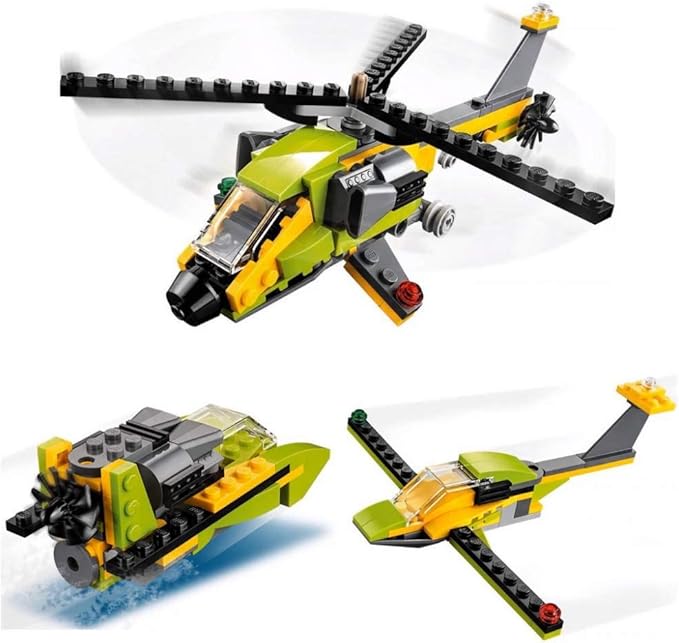 LEGO Creator 3in1 Helicopter Adventure 31092 Building Kit (114 Pieces)