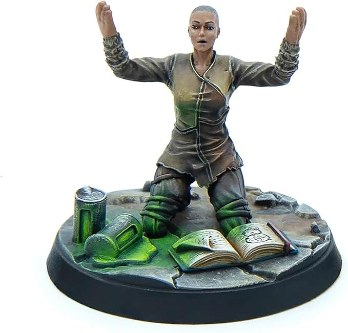 Modiphius Entertainment: Fallout: Wasteland Warfare - Children of Atom: Zealot Congregation - 6 Figures 32mm Unpainted Resin RPG Miniatures