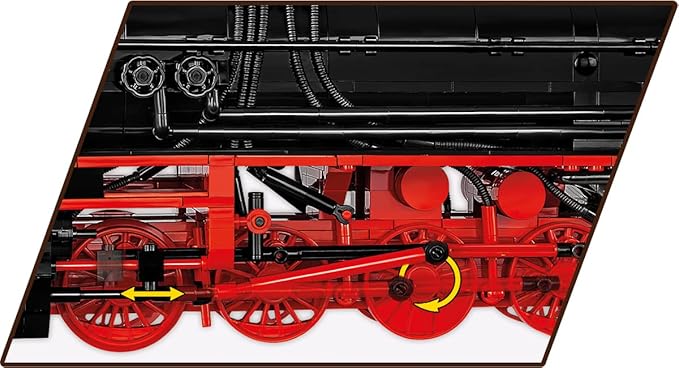 COBI Historical Collection DR BR Class 52 Steam Locomotive Building Set 2505 Pieces