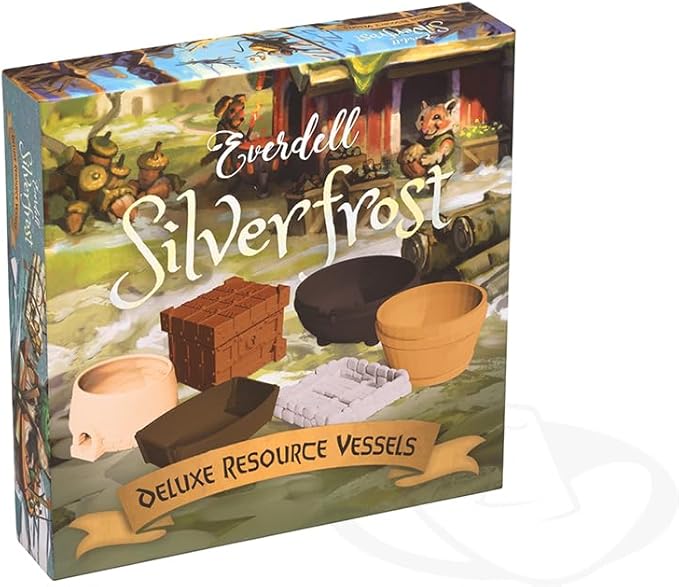 Everdell Silverfrost Deluxe Resource Vessels – Premium 3D Component Holders Upgraded Board Game Accessories Holders for Resources &amp Tokens