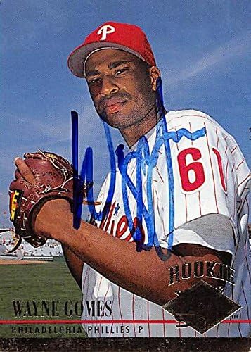 Sports Memorabilia Autograph Warehouse 244732 Wayne Gomes Autographed Baseball Card - Philadelphia Phillies FT 1994 Fleer Ultra Rookie - No. 547