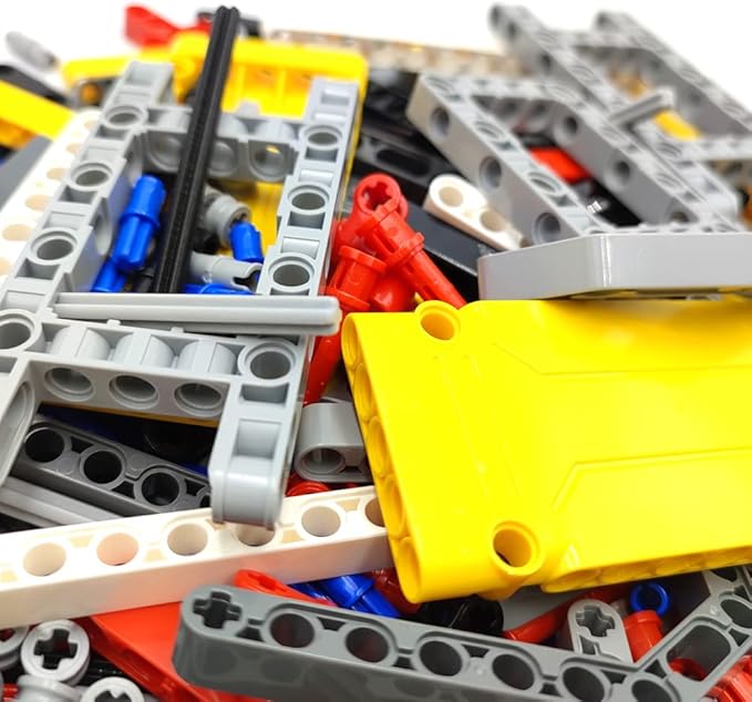 dspitwod Technical Parts Beams Axles Connectors Bricks Sets - 420 Pieces Frame Liftarms Beams for Technic Car STEM Building Block Toys