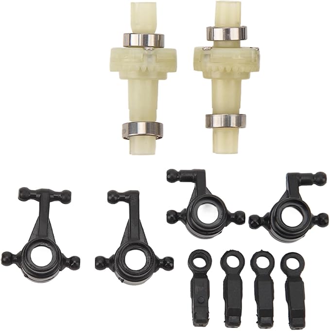 Topyond Steering Knuckles Kit OEM RC Car Spare Parts Set for Wltoys 284010 284161 K989 1/28 RC Cars