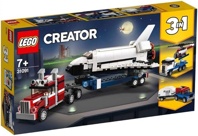LEGO Creator 3in1 Shuttle Transporter 31091 Building Kit (341 Pieces)