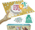 Janggi Korean Chess Stones/Chinese Chess (Xiangqi) - A Game Played by Launching Pieces Flicking Stones Board Game Travel Set