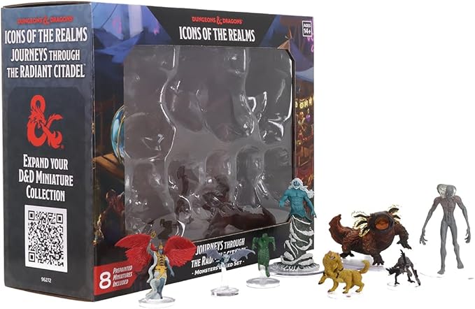 WizKids D&ampD Icons of The Realms: Journeys Through The Radiant Citadel - Monsters Boxed Set Dungeons and Dragons Miniatures