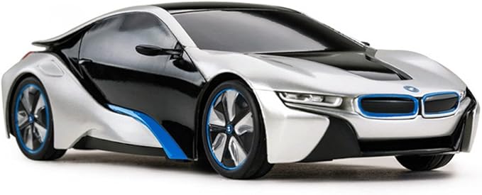RASTAR BMW i8 RC Car BMW i8 1/24 Remote Control Car BMW Toy Car - Silver