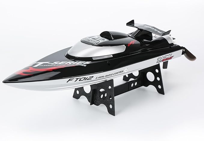 18Inch Brushless RC Speed Boat 2.4G 4WD 45-50KM/H Remote Control Watercraft Under Motor RC Submarine for 14Y+ Hobby Adults (FT012)