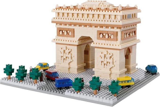 nanoblock - World Famous - Arc De Triomphe L'étoile Deluxe Edition Advanced Hobby Series Building Kit