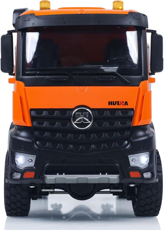 TOUCAN RC HOBBY US in Stock 1/14 HUINA 1598 2.4G Remote Control Dumper 6×6 Engineering Transport Vehicle Lifting Rod Tipper Car Light Sound for Adult