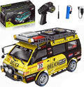 1:24 Scale RC Delica Van with Gearbox &amp Headlights 2.4Ghz Full Proportional 4WD RC Model Vehicle Remote Control Car for Adults &amp Hobbyists
