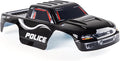 SummitLink Custom Body Compatible for 1/10 Scale RC Car or Truck (Truck not Included) (Police Black)