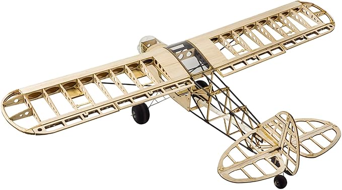 Dancing Wings Hobby S38 Savage Bobber 1000mm Wingspan Balsa Wood Airplane KIT/KIT+Power Combo - KIT Black