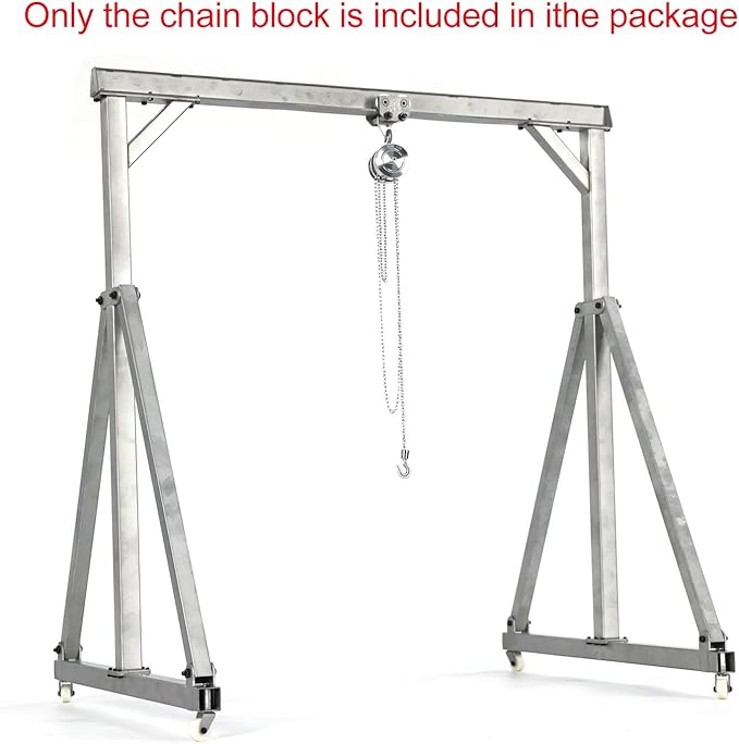 TOUCAN RC HOBBY US in Stock JDM Metal Chain LiftBlock Tackle Hoist Heavy Duty Load for 1/10 RC Gantry Crane