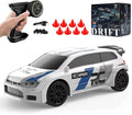 1:43 Scale Mini RC Drift Car with LED Lights Electric 2.4G Remote Control Racing Car Full Proportional 15KM/H High-Speed Vehicle for Hobbyists &amp Adults -RTR Version