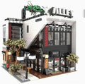 General Jim's Deers Bubble Tea Café with LED Light Kit Street View Modular City Building Block Bricks Great Gift for Teen and Adults