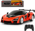 1:24 Scale Remote Control Car for McLaren Senna 2.4GHz Model RC Cars Electric Sport Racing Hobby Vehicle Gift for Adults Kids Boys Girls - Orange