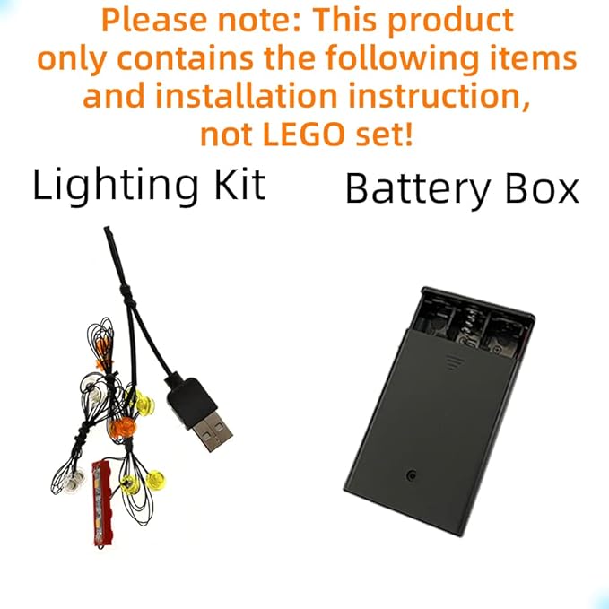 LED Light Kit Compatible with Lego Optimus Prime - Lighting Set for Creator 10302 Building Model (Model Set Not Included)