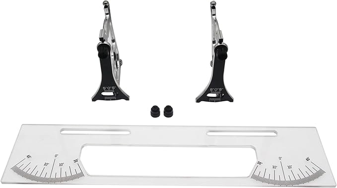 1/10 RC Car Setup System Aluminum Camber Toe Slip Angle GaugeProfessional RC Car Alignment Tool1/10 1/12 pan car Adjustable Suspension Setup StationBlack