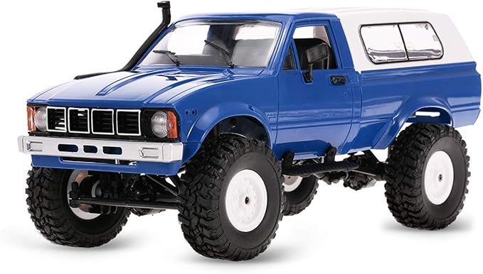 YIKESHU RC Rock Crawler 2.4Ghz with Led Headlight RC Truck 4x4 Offroad 1:16 Scale Remote Control Truck All Terrain RC Crawler Brushed RTR for Adults