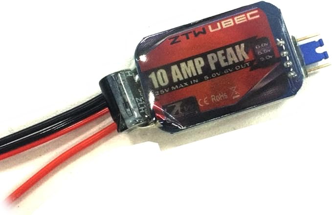 ZTW UBEC 10A Peak Continuous 6A 6.0V 5.5V 5.0V Adjustable for The Rc Airplane Helicopter and OPTO ESC