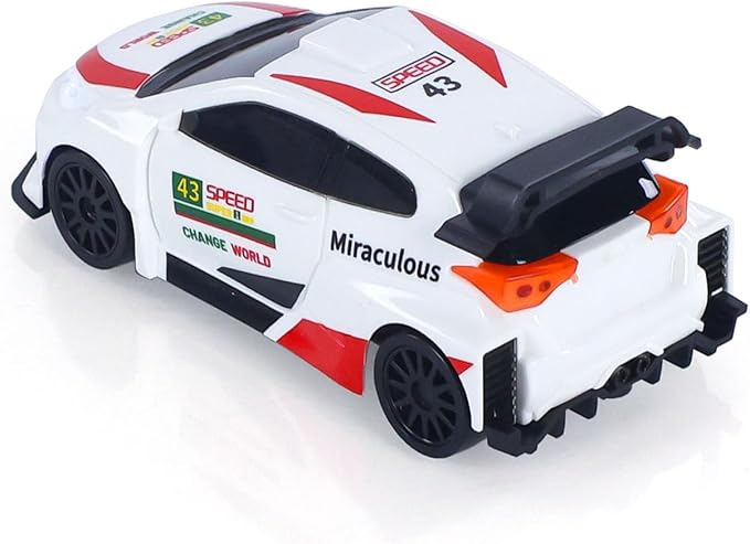 2.4GHz 1:43 Full Scale RC Drift Car High Speed 15km/h Speed 4WD RTR Mini Car 3-Speed Modes Multifunctional Lights Gyroscope Hobby Grade Model for Christmas Birthday Gift