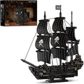 39088 Black Pearl Pirate Ship Building Blocks774 PCS Pirate Ship Model with Fabric Sails Sailing Ship Building Blocks Set for Adults &amp Teens