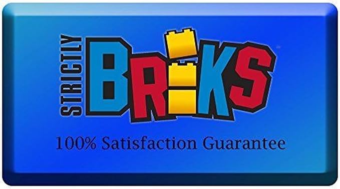 Strictly Briks Big Brick Building Set - Stackable Block Set &amp Base Plates - Vibrant Rainbow Block Variety - Compatible with Lego for Expanded Play - 96 Pieces Rainbow