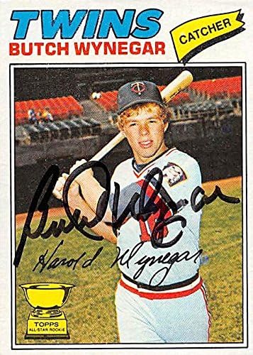 Autograph Warehouse 247425 Butch Wynegar Autographed Baseball Card 1977 Topps All Star Rookie Cup No. 175 - Minnesota Twins