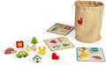 Janod Memory Touch Recognition Game - 21 Wooden Pieces - Ages 3+ - J05318