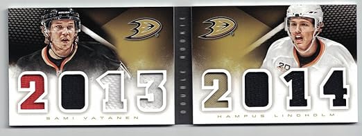 2013 Panini Playbook SAMI VATANEN &amp HAMPUS LINDHOLM Dual Rookie