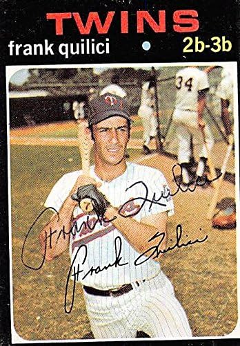 Autograph Warehouse 246461 Frank Quilici Autographed Baseball Card - Minnesota Twins 1971 Topps - No. 141