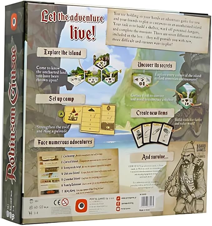 Portal Games Robinson Crusoe Adventures on the Cursed Island Board Game