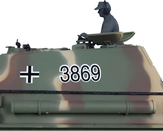 TOUCAN RC HOBBY US in Stock Pro Edition 1/16 Jadpanther RC Tank Tk7.0 Henglong 3869 Metal Tracks Wheels Ir Bb Airsoft Smoke Battery