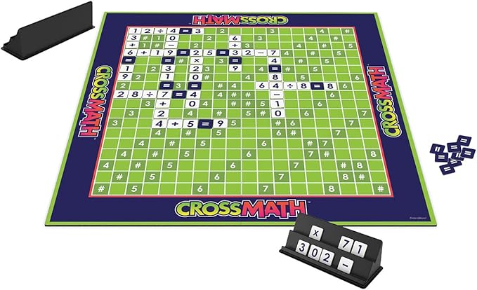 MindWare CrossMath - Engaging 2-4 Player Math Games for Kids Multiplication Game - Includes Additional Activities and Guidebook