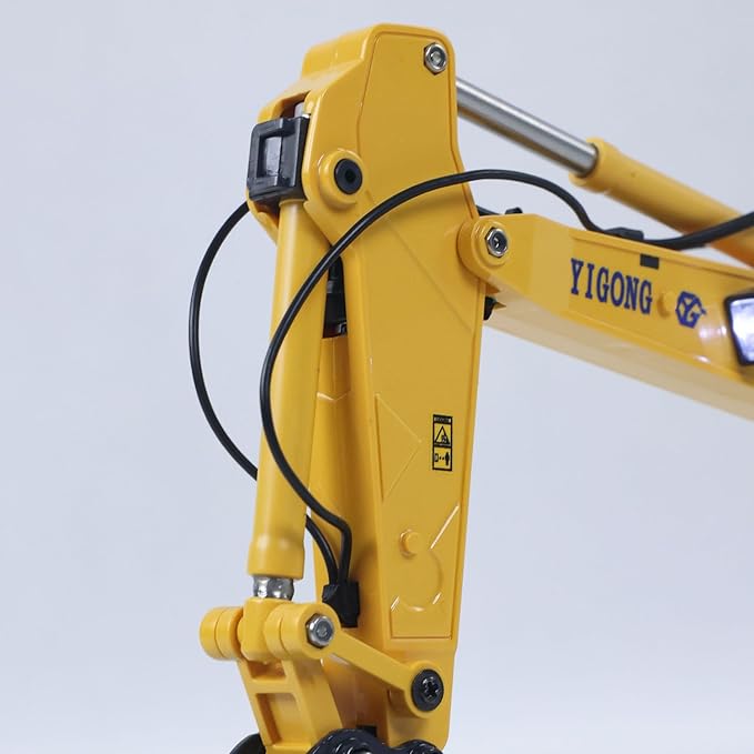 TOUCAN RC HOBBY 1/50 RC Digger PC520 Electric Lifting Radio Control Excavator Engineering Vehicle Metal Tracks Lights Sound Small Collection for Ages 14+