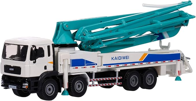 GoolRC Concrete Pump Truck 1:55 Scale Diecast Car Model Car Simulation Engineering Machine Model