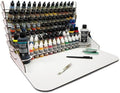 Vallejo - Paint Display and Work Station with Vertical Storage for Acylic Paints for Scale Models and Miniatures | Size 50 x 37 cm (19.69 in x 14.57 in)