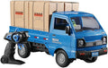 GoolRC Remote Control Car Kei Truck 1:16 Scale RC Transport Pickup Truck with Spray and Light 2.4GHz All Terrain RC Cars for Teens and Adults Christmas or Birthday Gift (Blue)