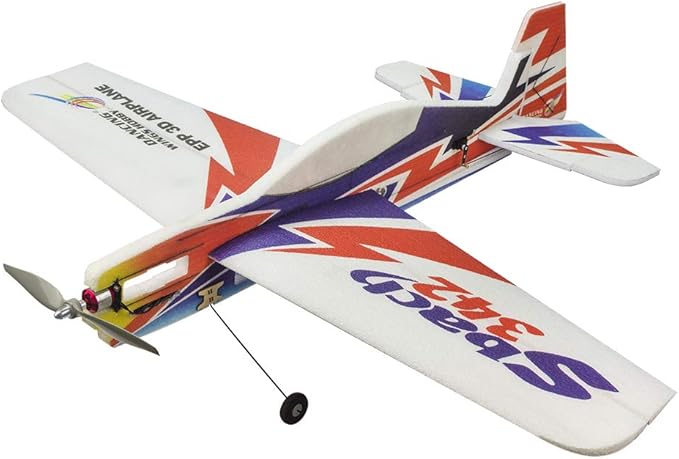 RC Foam Plane Sbach342 Aerobatic Flying Airplane 39 Unassembled 3D EPP RC Airplane Kits to Build for Adults (KIT+Motor+ESC+Servo Not Including Remote Control and Battery)