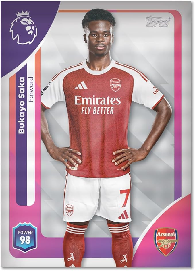 2025 Topps Premier League Debut Edition Cards - Random Mega Tin (40 Cards + 3 Exclusives)